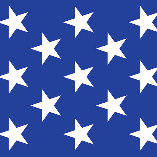 Beistle 4ft. x 30ft. Blue & White Patriotic Stars Backdrop